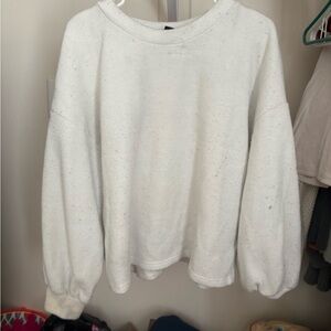 SHEIN White Crew Neck Sweater
